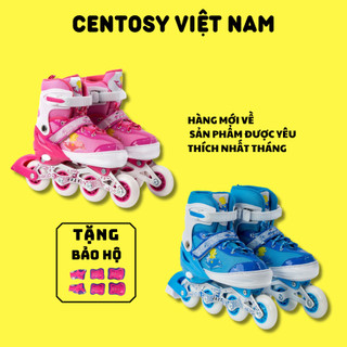 Giày Patin Trẻ Em Giá Rẻ Centosy Braman K401 - Có Bánh Phát Sáng, Form Chắc Chắn