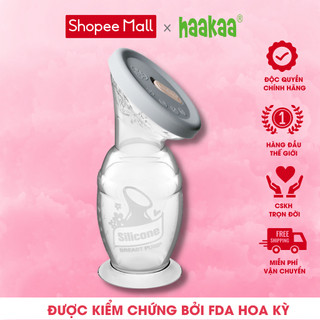 Cốc Hứng Sữa Gen.2 100/150ml Và Nắp Đậy Haakaa, New Zealand