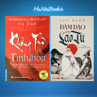 Sách - combo 2 cuốn khổng tử tinh hoa + đàm đạo với lão tử