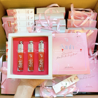 Set son 3 màu đông anh X3 (tặng tẩy tế bào môi)