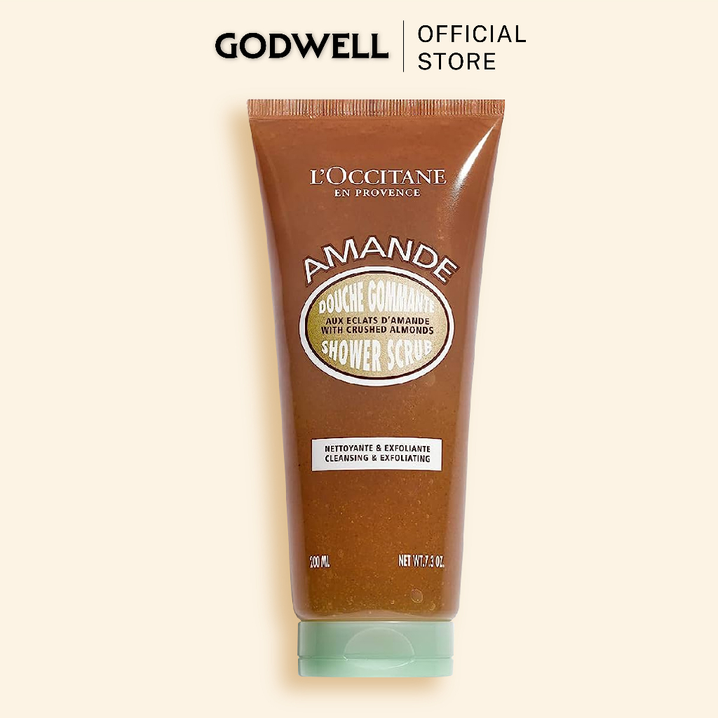 Gel Tắm Tẩy Tế Bào Chết L'Occitane Almond Shower Scrub 200ml