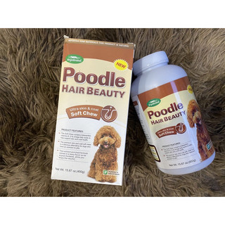 (mẫu mới) Bánh thưởng dưỡng lông chó Poodle - Poodle Hair Beauty 500 viên