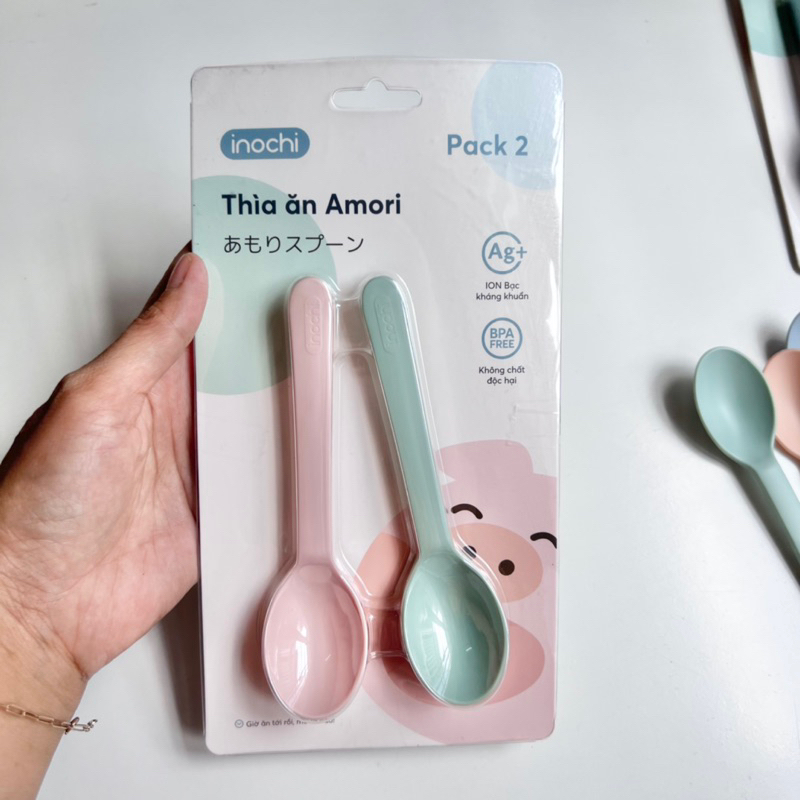 Thìa ăn dặm cho bé inochi Thìa ăn Amori