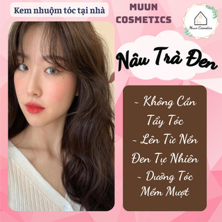 Thuốc nhuộm tóc màu nâu trà đen