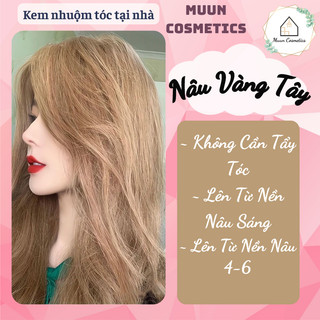 Thuốc nhuộm tóc màu nâu vàng tây