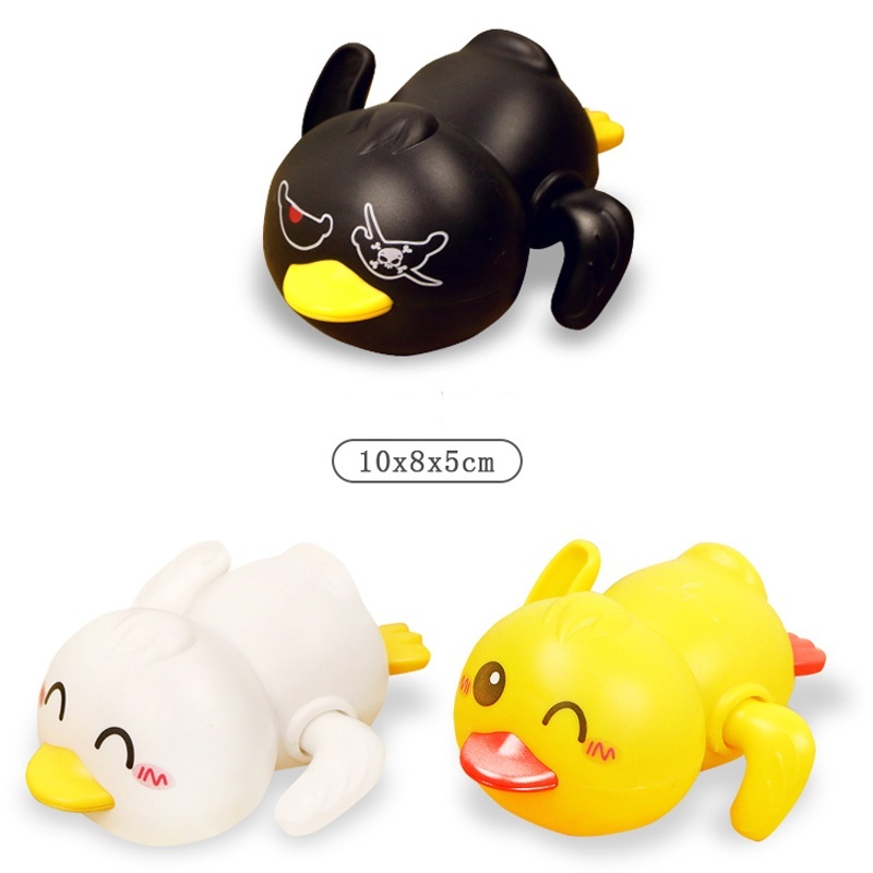 Vịt Bơi Thả Bồn Tắm Vặn Cót Đồ Chơi Nhà Tắm Vịt con Bơi Lội Cho Bé Đồ chơi Vịt vặn cót thả bồn tắm cho bé PUKAPI