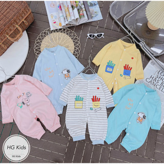 Body nỉ coton bé trai, bé gái HGkids