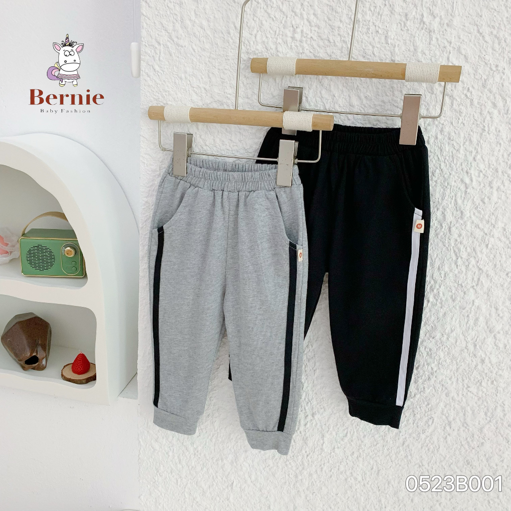 Bộ thun thu đông dài tay bé trai hoạ tiết siêu nhân, bộ cotton tay dài Bernie
