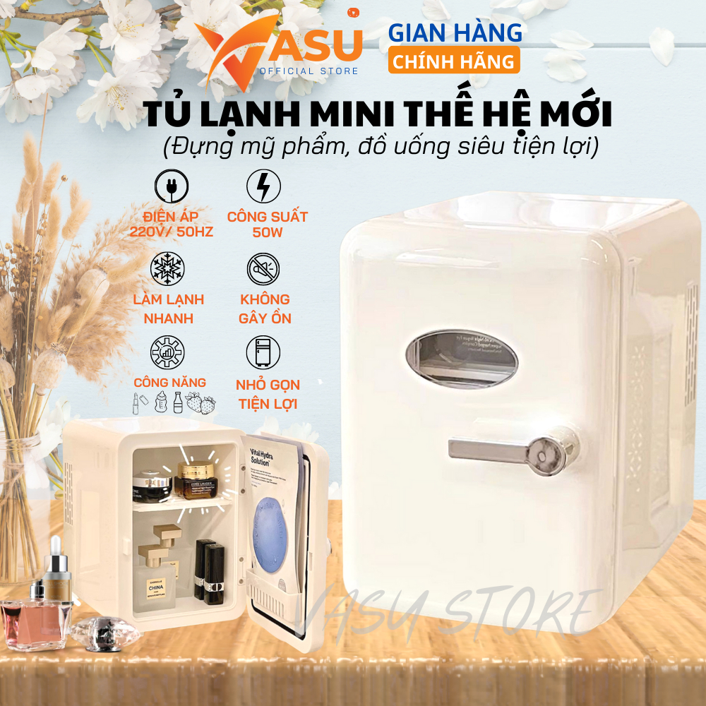 Tủ Lạnh Mini Đa Năng Mẫu Mới, Tủ Đựng Mĩ Phẩm, Đồ Uống Làm Lạnh Nhanh, Tiết Kiệm Điện Và Không Gian, Đựng Đồ Siêu Tiện l