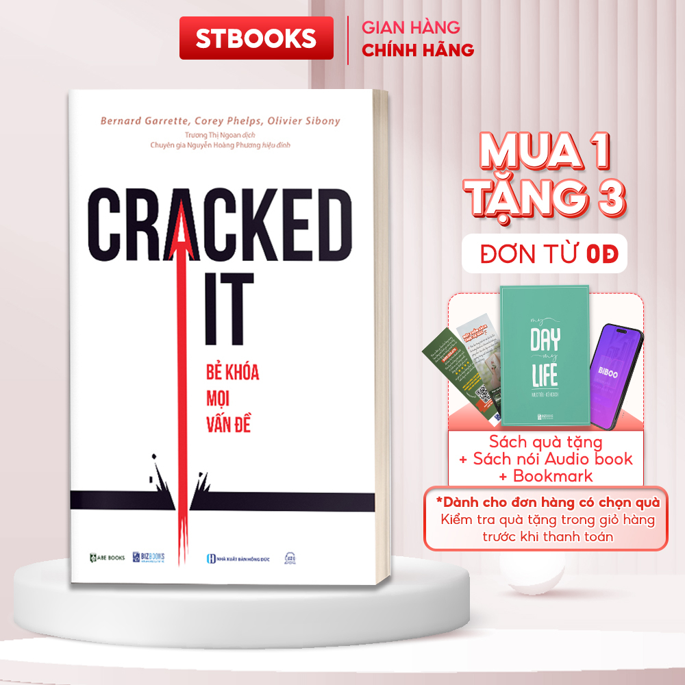 Sách Cracked It! Bẻ Khoá Mọi Vấn Đề - Phương Pháp 4S Sách Chính Hãng Bizbooks