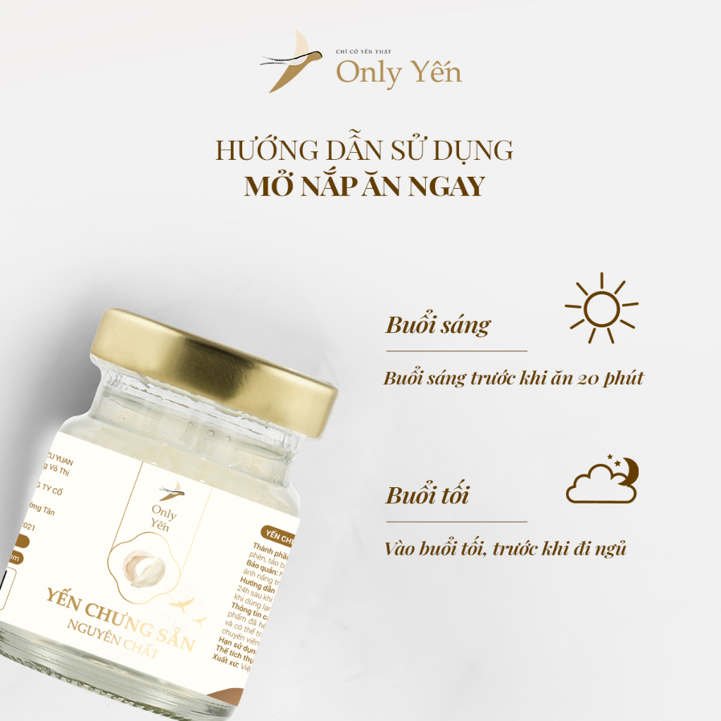 Yến Chưng Sẵn Set 4 Hũ Yến Chưng Đường Phèn 70ml Và Yến Baby Làm Quà Tặng Hoặc Dùng Tại Nhà Yến Chưng Nguyên Chất