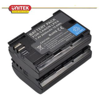 Pin dành cho máy ảnh canon lp-e6/e6n 7.4v 2650mah 19.6wh