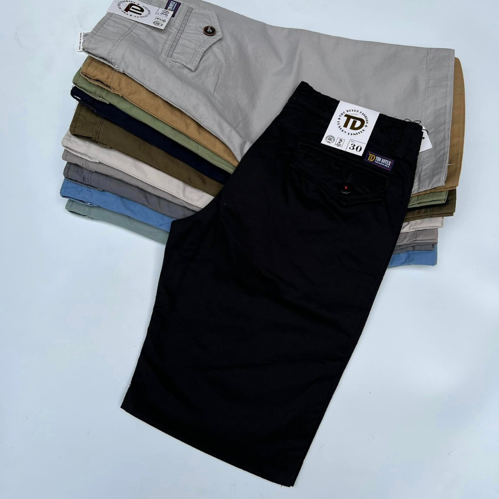 Quần Sọt Kaki NAM Bigsize 50kg - 80kg dáng Basic 9 màu trẻ trung vải mềm mịn