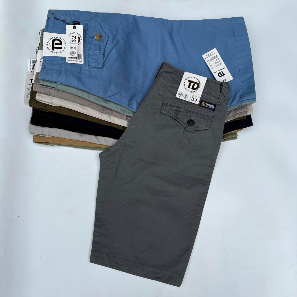 Quần Sọt Kaki NAM Bigsize 50kg - 80kg dáng Basic 9 màu trẻ trung vải mềm mịn