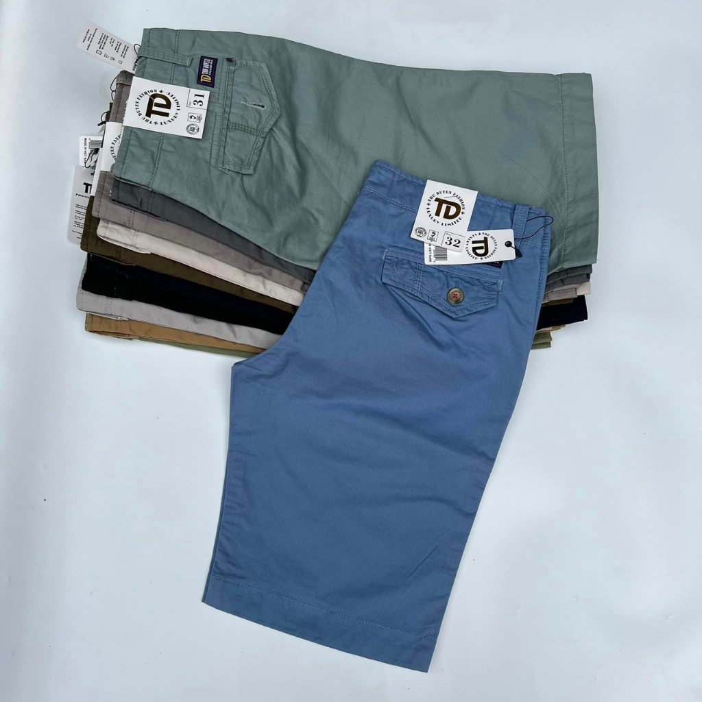 Quần Sọt Kaki NAM Bigsize 50kg - 80kg dáng Basic 9 màu trẻ trung vải mềm mịn