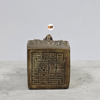 Ấn lân vuông bằng đồng