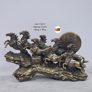 Bát mã - Mã đáo thành công - Đàn ngựa bằng đồng phong thuỷ