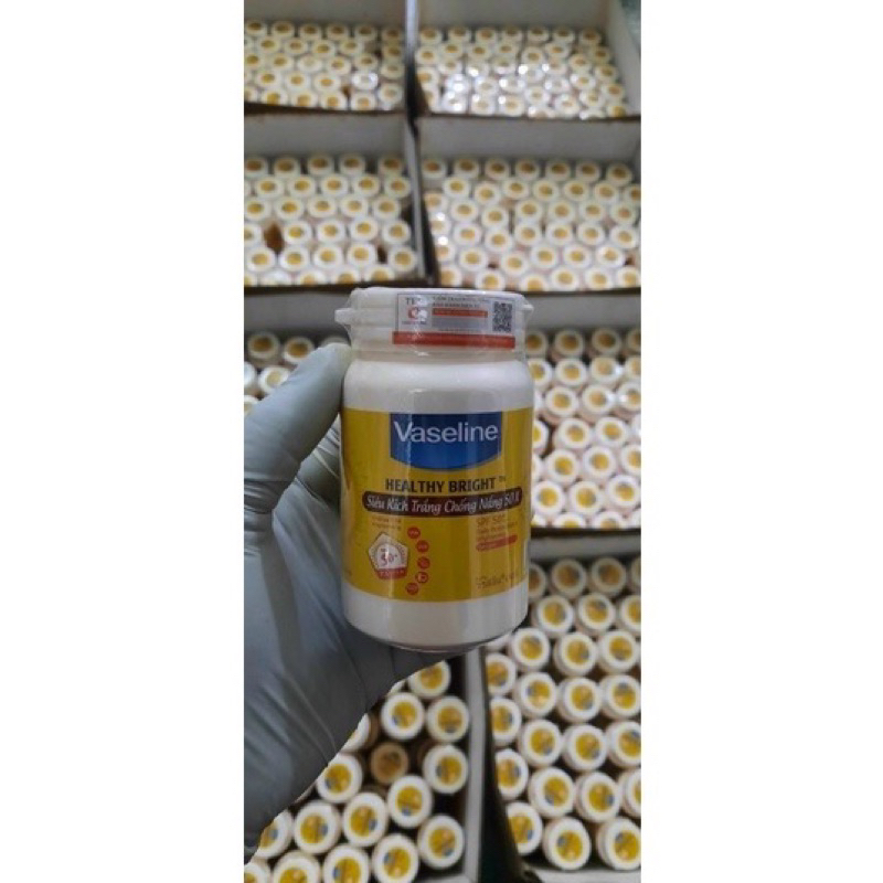 Kem SIÊU Kích Trắng Vaseline x10 hũ 250gr