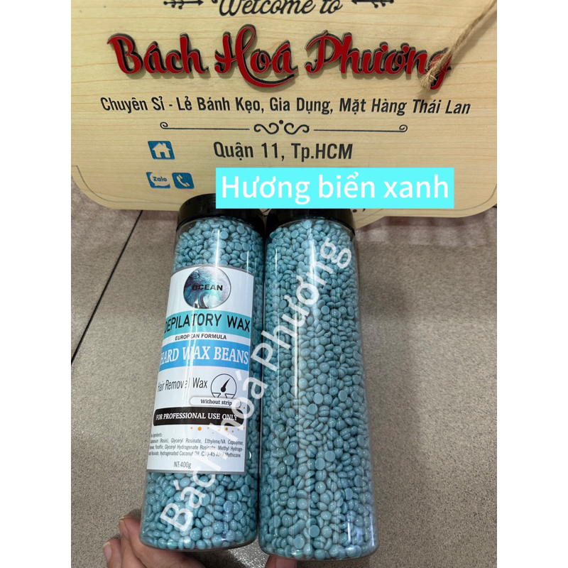 Sáp wax lông nóng dạng hạt hủ 400g Chính Hãng