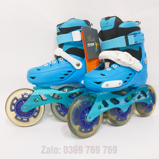 Giày Patin Trẻ Em Speed 3 Bánh Đèn Led Phát Sáng