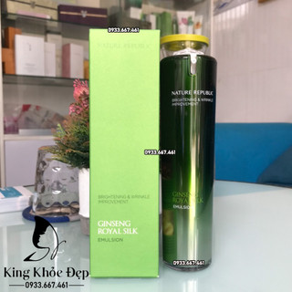 Sữa Dưỡng Nature Republic Ginseng Royal Silk Emulsion