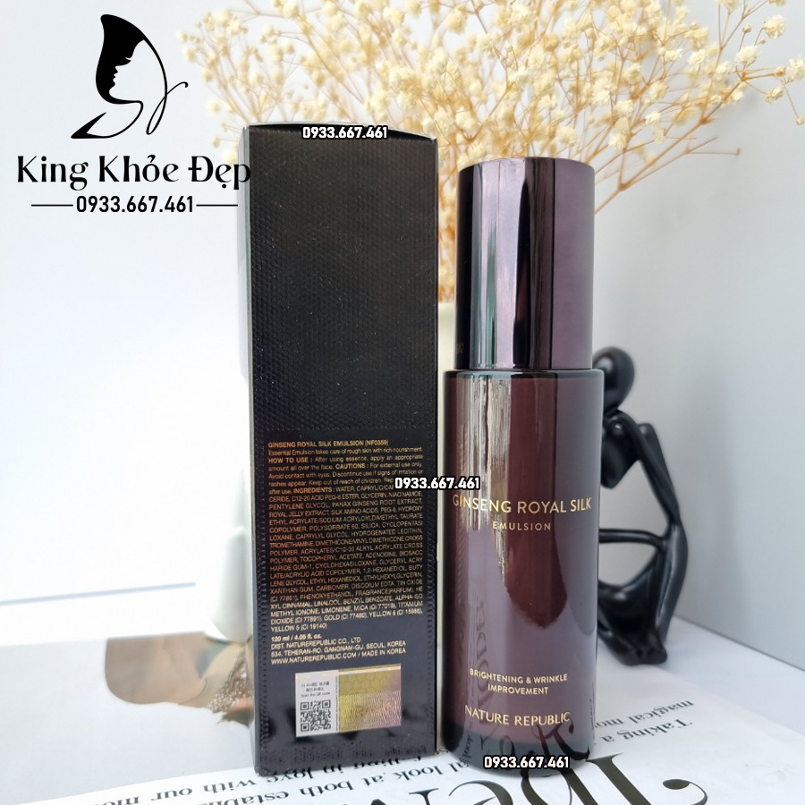 Sữa Dưỡng Nature Republic Ginseng Royal Silk Emulsion