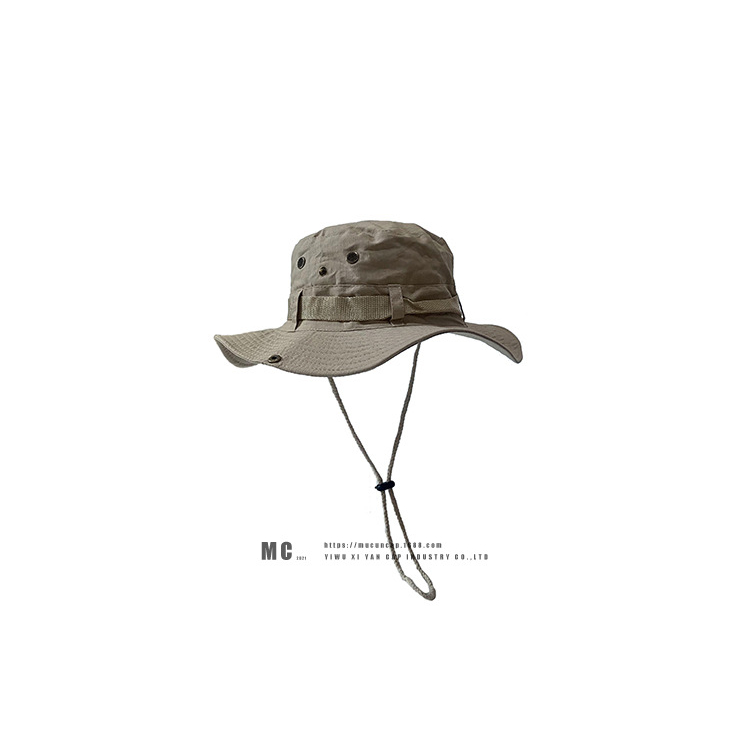 Mũ Tai Bèo Kaki Trơn Có Dây Buộc Phong Cách Nhật Hàn Y2K