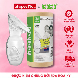 Cốc Hứng Sữa Rảnh Tay Gen.1 Haakaa, New Zealand. Thay Thế Máy Hút Sữa. Chất Liệu Silicone Cấp Thực Phẩm Cao Cấp, An Toàn