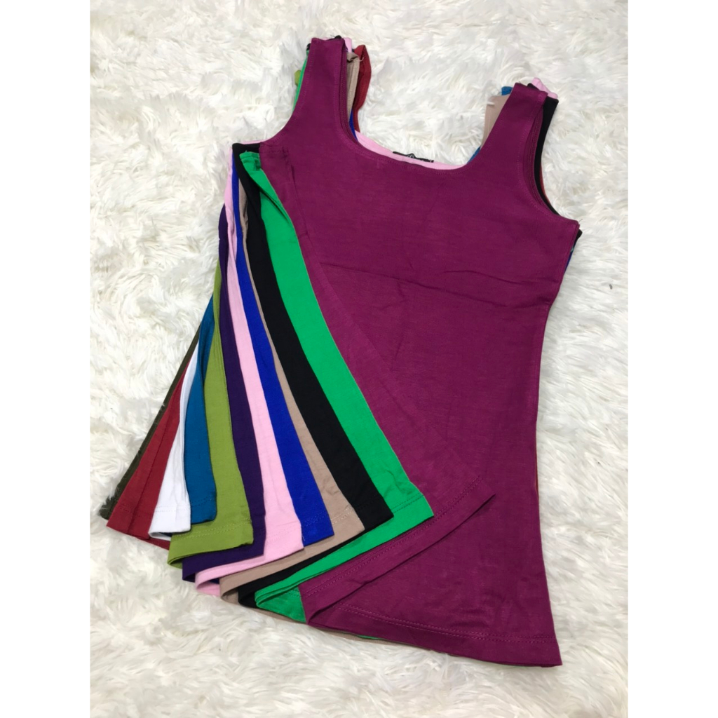 Áo hai dây nữ dáng ôm bản to- Áo sát nách ba lỗ nữ không tay dáng ôm thời trang co giãn, mềm mịn