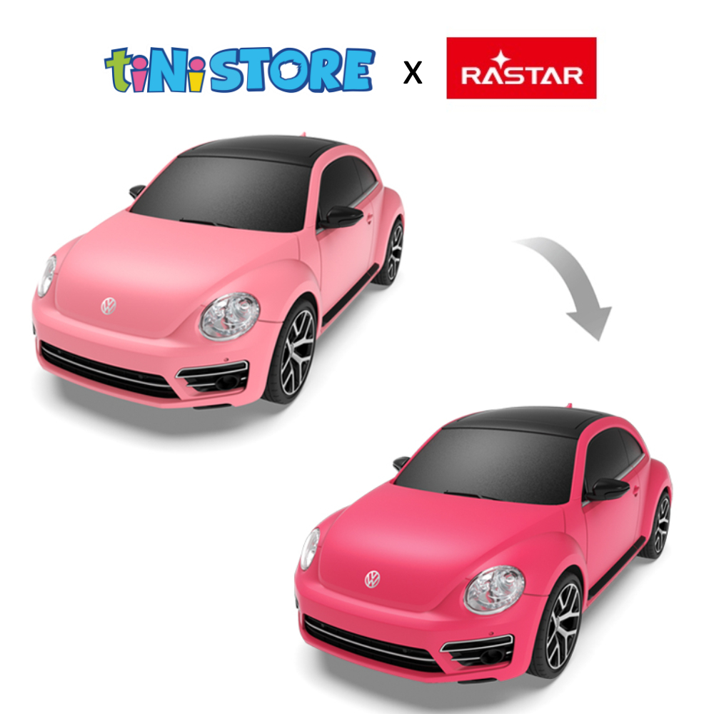 TiNiStore-Đồ chơi xe điều khiển đổi màu 1:24 Volkswagen Beetle Rastar 76200-4