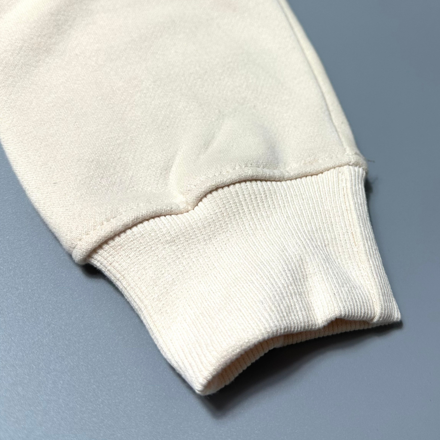 Áo hoodie zip Zombie Club x PAMIN Logo SS2 màu kem HZB12