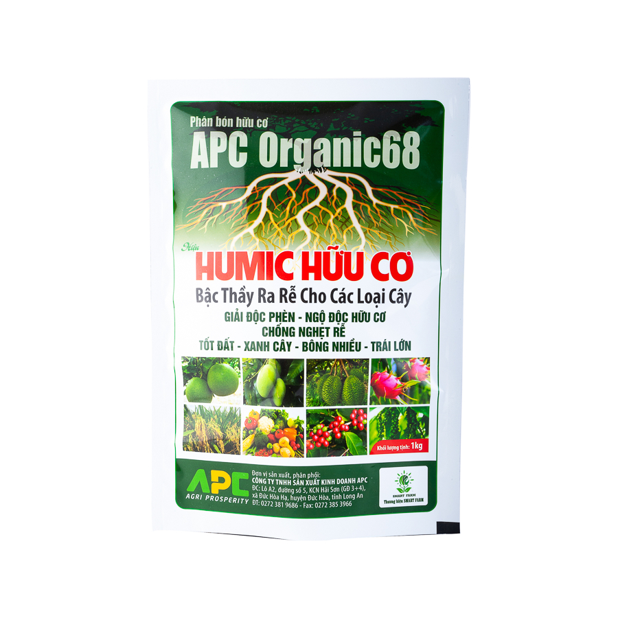 Phân bón hữu cơ APC Organic 68 - Humic hữu cơ