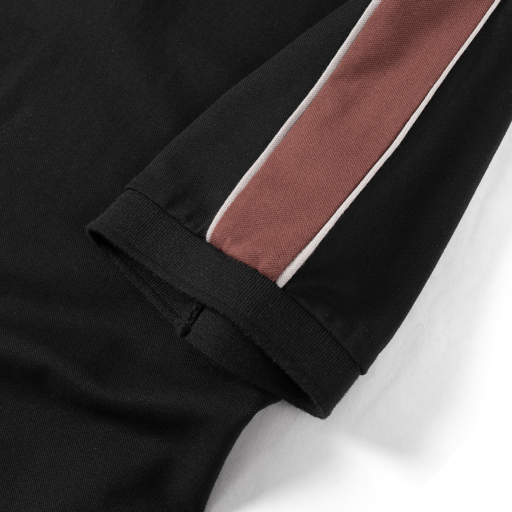 Áo Polo nam RAKES LEEVUS phối vai và cổ, vải CVC cá sấu, form regular APL301