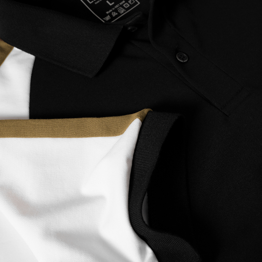 Áo Polo nam HOWLL LEEVUS phối màu raglan, vải CVC cá sấu, form regular APL304