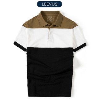 Áo polo nam feinz leevus phối màu, vải cvc cá sấu, form regular apl306