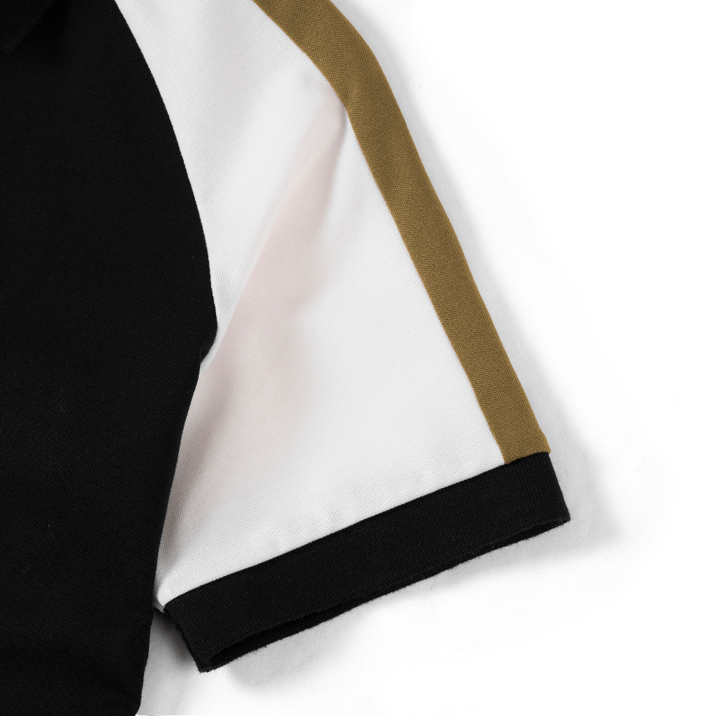 Áo Polo nam HOWLL LEEVUS phối màu raglan, vải CVC cá sấu, form regular APL304