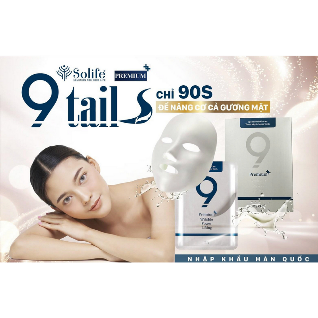 MẶT NẠ NÂNG CƠ CHỐNG NHĂN CAO CẤP PREMIUM WRINKLE POWER LIFTING 9TAILS