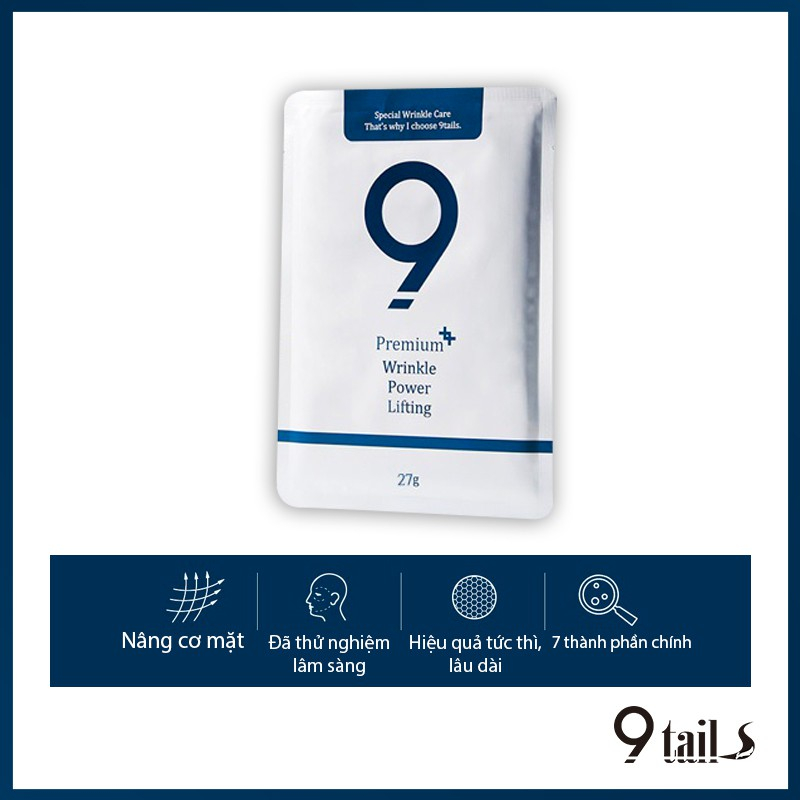 MẶT NẠ NÂNG CƠ CHỐNG NHĂN CAO CẤP PREMIUM WRINKLE POWER LIFTING 9TAILS