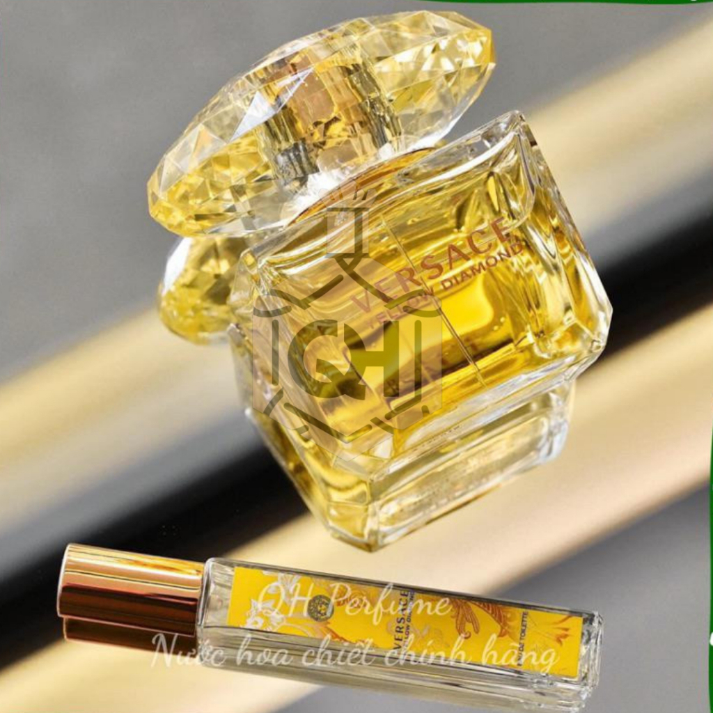 Nước hoa nữ sang trọng thơm lâu Versace Yellow Diamond chiết 10ml