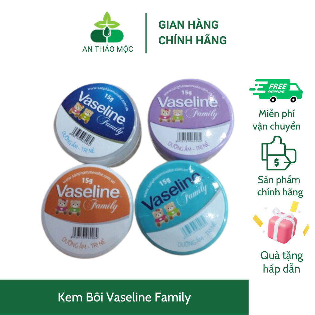 Kem Bôi Vaseline Family.Dưỡng Ẩm Cho Da,Giảm Khô,Nứt,Nẻ Da