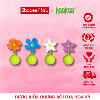 Nút hoa chặn cốc hứng sữa Haakaa. Chất liệu silicone cao cấp, an toàn. Không chứa BPA, PVC và phthalate