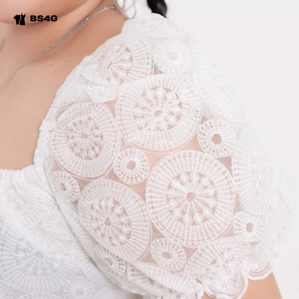 ÁO CROP VẢI HOA BIGSIZE - CR055