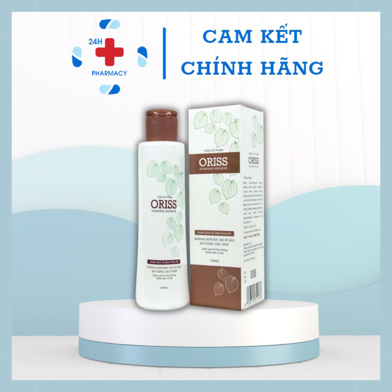 Dung Dịch Vệ Sinh Phụ Nữ ORISS Dịu Nhẹ, Khử Mùi, Không Gây Khô Rát 150ml