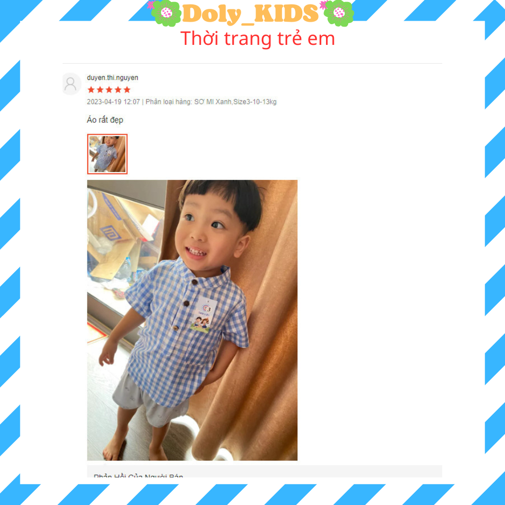 ÁO SƠ MI ĐŨI CHO BÉ