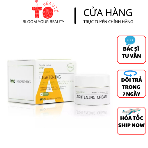 Kem Peel Vitamin A 5% Innoaesthetics Inno Lightening tái tạo đều màu da giảm mụn giảm thâm