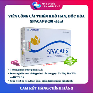 SPACAPS - Tăng tiết dịch nhờn, cải thiện ham muốn nữ giới.