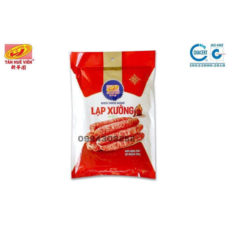 Lạp xưởng 4 sao bọc (500g) Tân Huê Viên