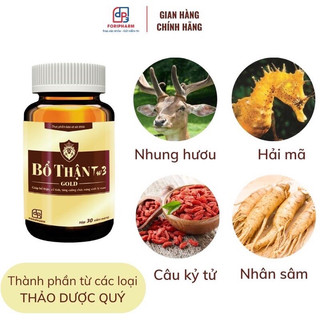 Bổ thận tw3 gold lọ 30 viên