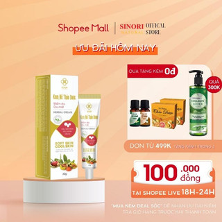 Kem nẻ thảo dược, dưỡng ẩm không gây dị ứng Sinori 30g
