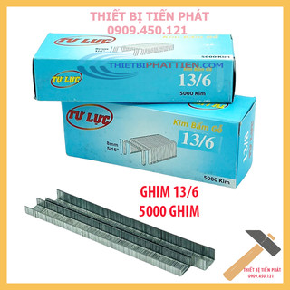 [giá sốc] Hộp Bấm Ghim Tự Lực 13/6 - Sâu 6mm Hộp Gồm 5000 Ghim (Chính Hãng)